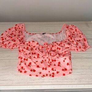 Floral SHEIN Cropped Top